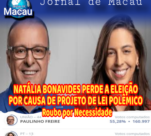 PROJETO POLÊMICO CAUSA DERROTA DE NATÁLIA