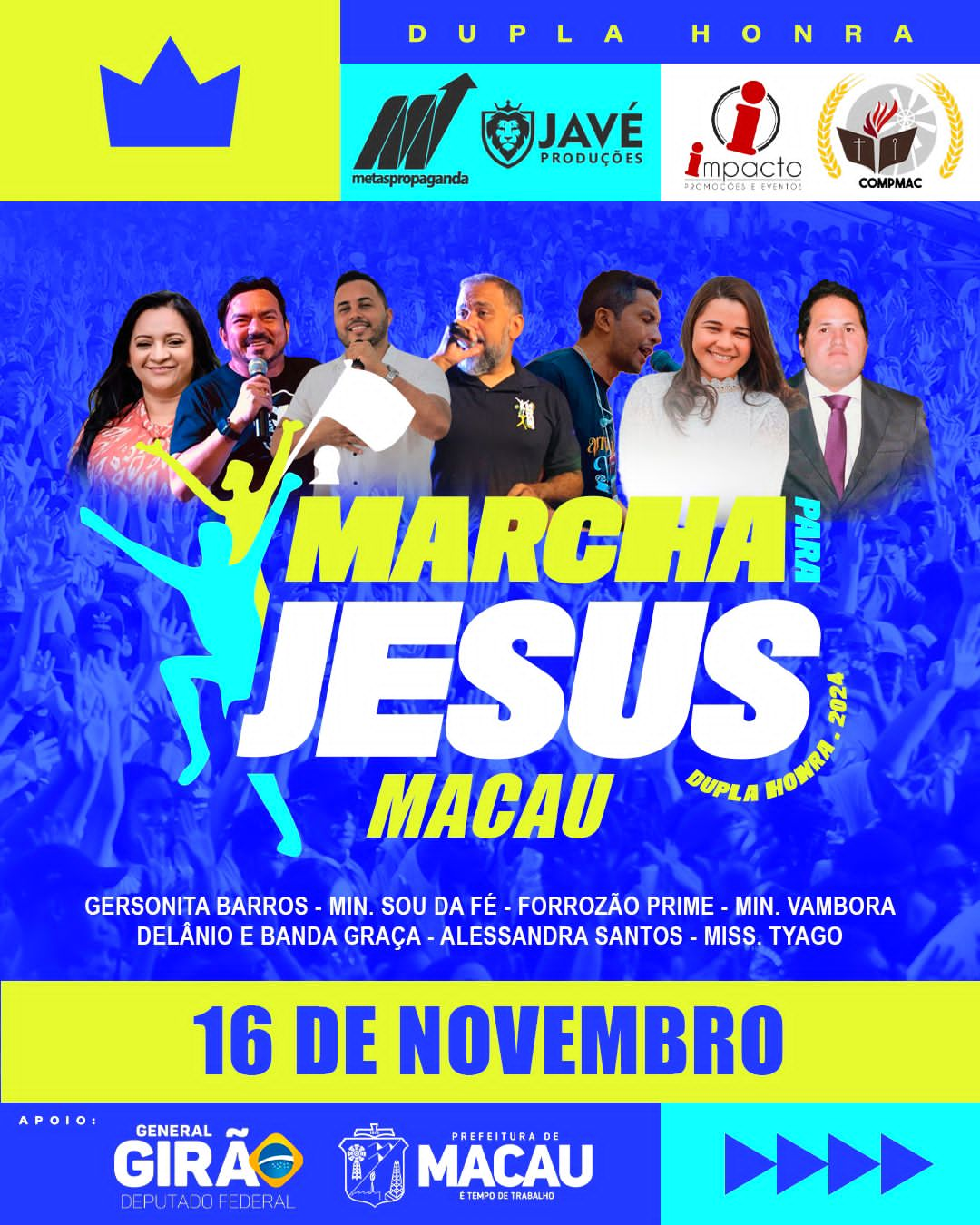 MARCHA PARA JESUS 16 DE NOVEMBRO