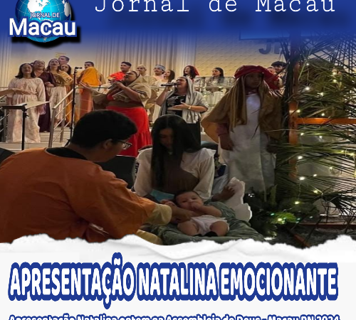 Apresentação Natalina emocionante chama a atenção para o verdadeiro sentido do natal