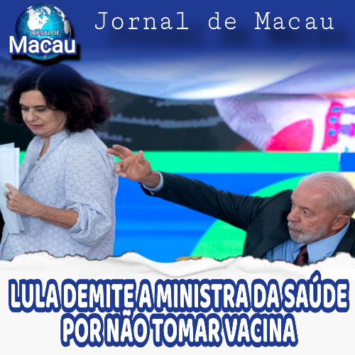 Lula demite a Ministra da saúde Nísia Trindade por não tomar vacina