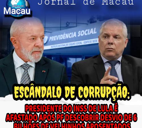 ESCANDALO: PRESIDENTE DO INSS DE LULA É AFASTADO APÓS PF DESCOBRIR DESVIO DE 6 BILHÕES DE VELHINHOS APOSENTADOS